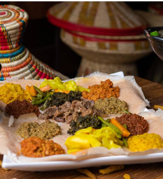 Habesha_Vegetables Mix (platter with fresh & cooked greens) copy 3 Habesha_Vegetables Mix (platter with fresh & cooked greens) copy 3